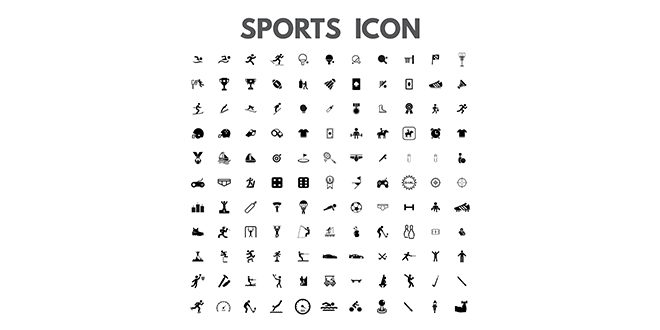 Sports icons Vector