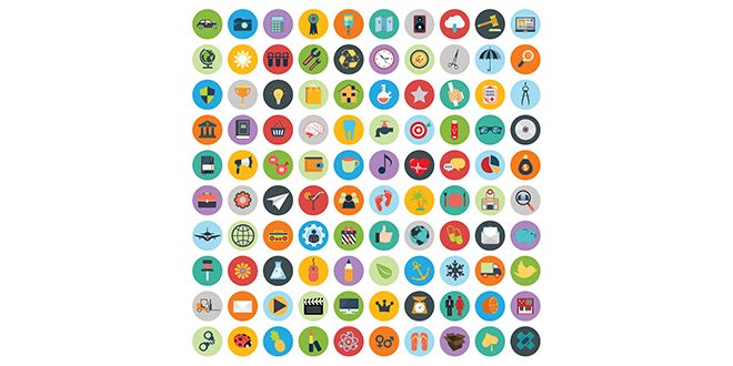 Set of web and technology development icons