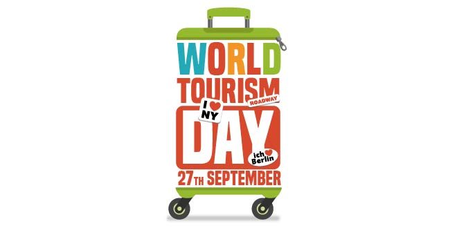 World tourism day background Free Vector