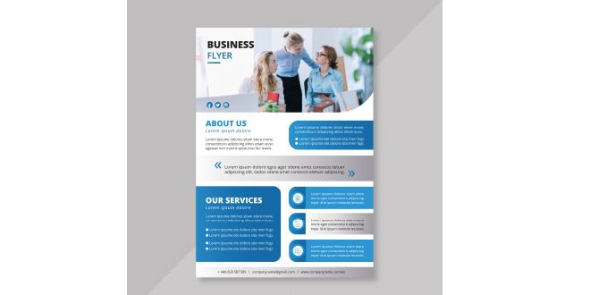 Business flyer template  Vector