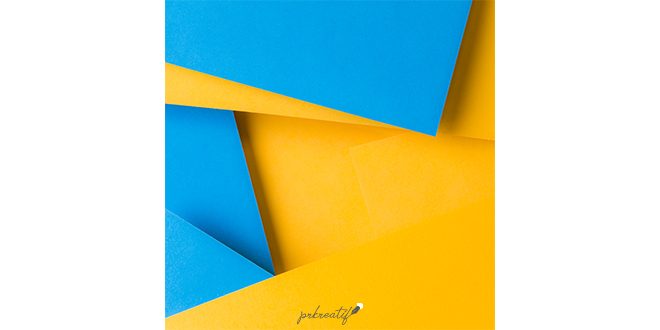 Abstract background blue yellow texture paper backdrop