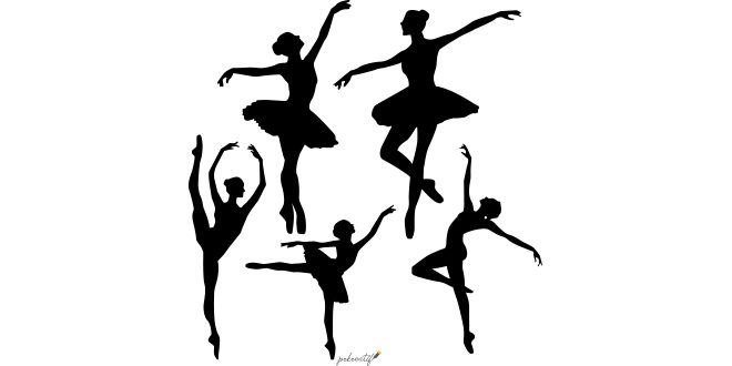 Ballet silhouettes Vector