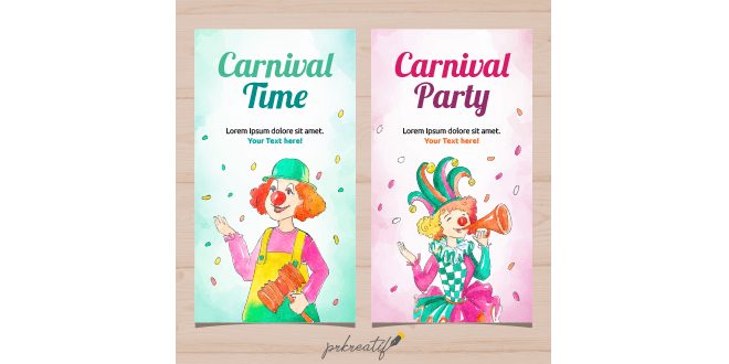Carnival banners Vector