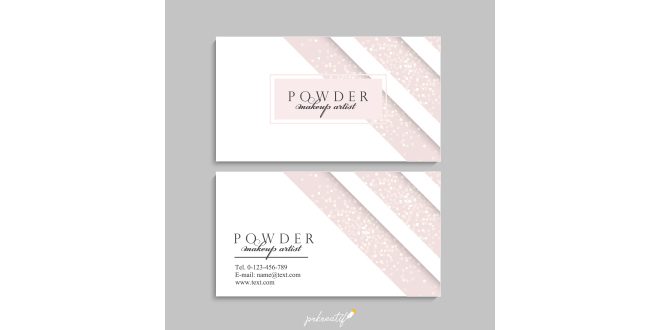 Elegant Template Luxury Business Card with shining stars. Vector