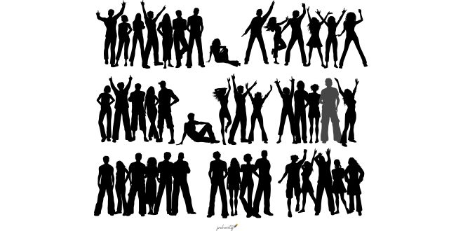 Huge selection of crowds of people Vector
