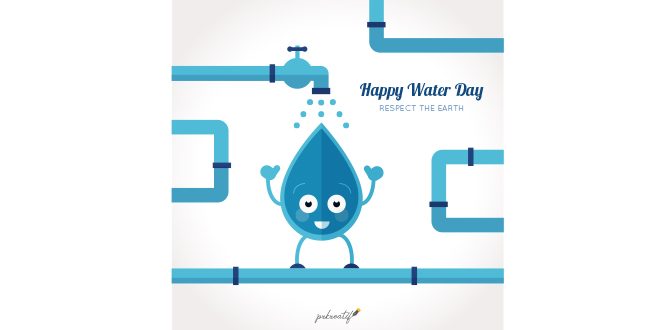 Nice background of water drop and pipes Vector