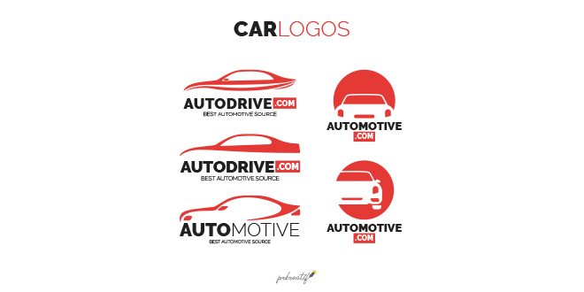 Pack of car logos Vector
