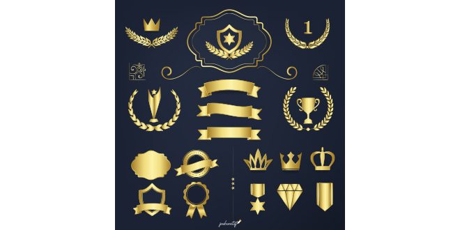 Premium quality badge and banner collection vectors Vector