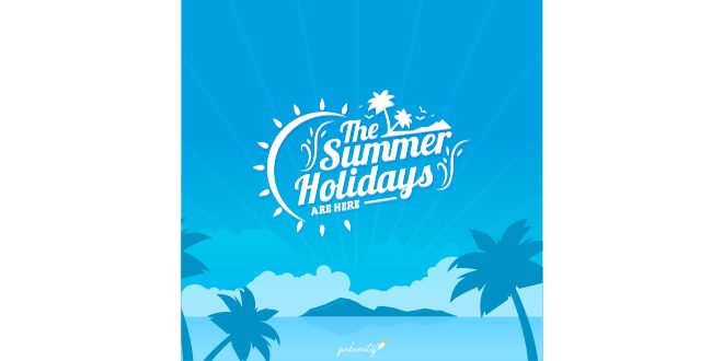 The summer holidays background Vector