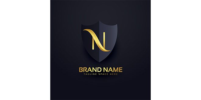 Letter n luxury logo  Vector