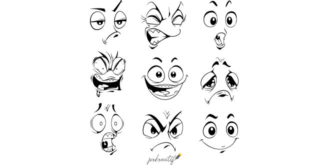 Funny expressions Vector